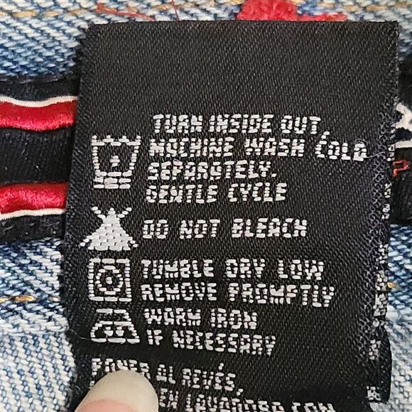 Vintage Bugle Boy 90's Carpenter Jeans Relaxed Fit Light Wash Men's Size 36 x 32 - Picture 8 of 13